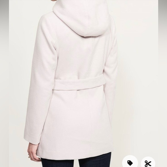 Blush Pink Wrap Coat - Picture 1 of 3
